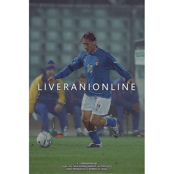Ancona 16/11/2003 Italia-Romania Nazionale Calcio Amichevole nella foto Francesco Totti* Agenzia Aldo Liverani