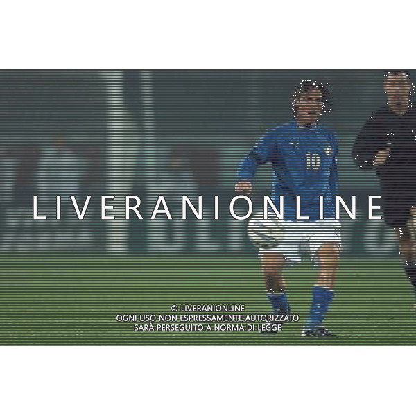 Ancona 16/11/2003 Italia-Romania Nazionale Calcio Amichevole nella foto Francesco Totti* Agenzia Aldo Liverani