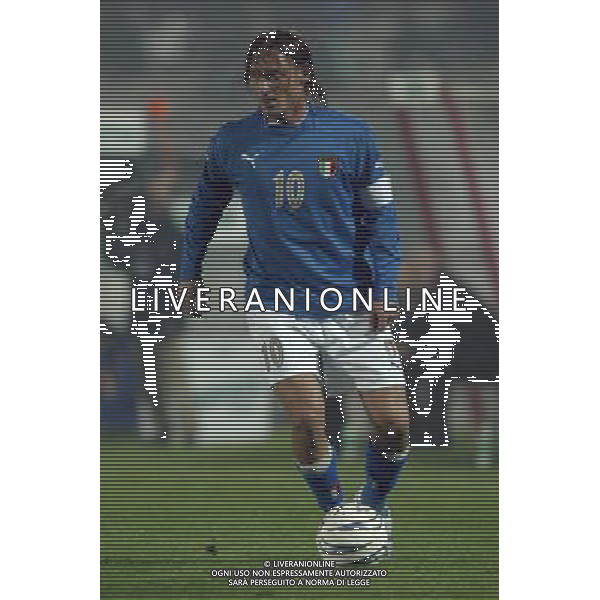 Ancona 16/11/2003 Italia-Romania Nazionale Calcio Amichevole nella foto Francesco Totti* Agenzia Aldo Liverani
