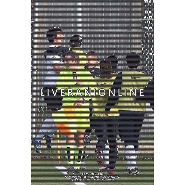 INTER - PALERMO TORNEO DI VIAREGGIO \'COPPA CARNEVALE\' 2009 MONTEMURLO (PO), 11 FEBBRAIO 2009 NELLA FOTO: ESULTANZA DI TREMOLADA DOPO IL SUO GOL DELL\'1-0 FOTO AG. A. LIVERANI SAS