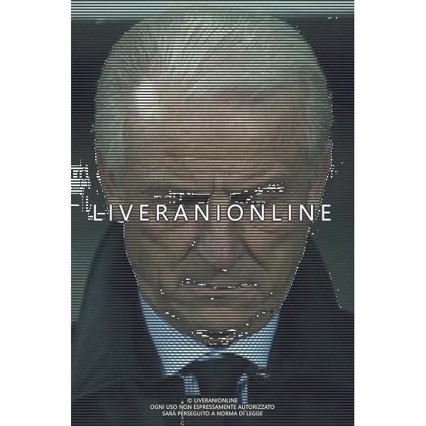 Ancona 16/11/2003 Italia-Romania Nazionale Calcio Amichevole nella foto Giovanni Trapattoni durante il minuto di raccoglimento* Agenzia Aldo Liverani