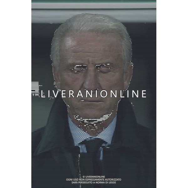 Ancona 16/11/2003 Italia-Romania Nazionale Calcio Amichevole nella foto Giovanni Trapattoni durante il minuto di raccoglimento* Agenzia Aldo Liverani