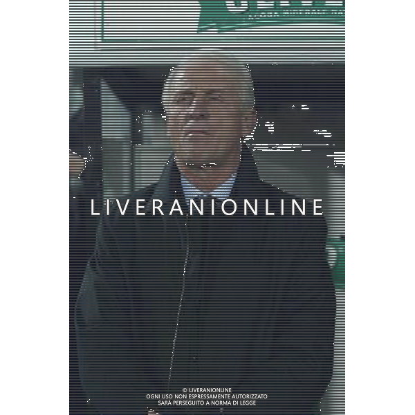 Ancona 16/11/2003 Italia-Romania Nazionale Calcio Amichevole nella foto Giovanni Trapattoni durante il minuto di raccoglimento* Agenzia Aldo Liverani