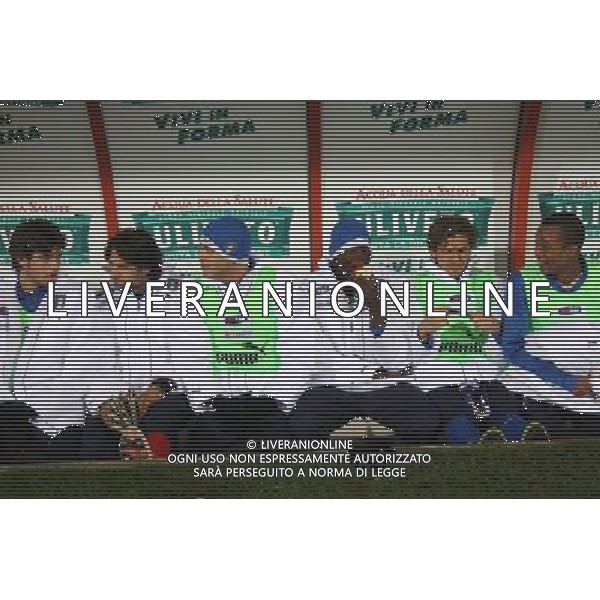 TRIESTE 11/02/2009 ITALIA UNDER 21-SVEZIA NELLA FOTO MARIO BALOTELLI IN PANCHINA FOTO GARBUIO-AG ALDO LIVERANI