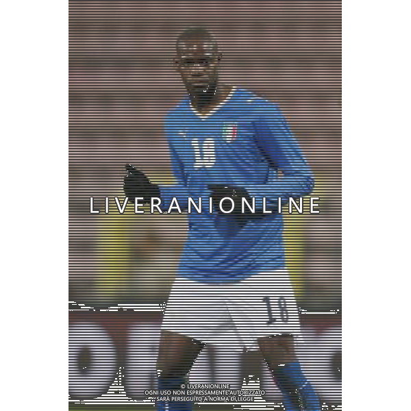 TRIESTE 11/02/2009 GARA AMICHEVOLE ITALIA-SVEZIA UNDER 21 NELLA FOTO:MARIO BALOTELLI FOTO PAOLA GARBUIO/AG.ALDO LIVERANI