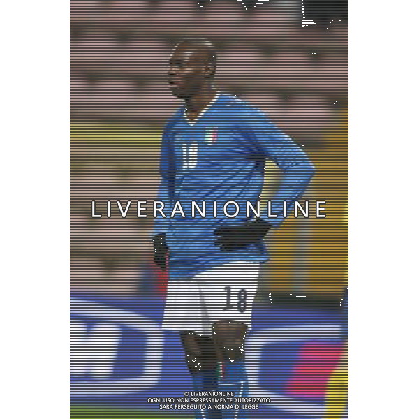 TRIESTE 11/02/2009 GARA AMICHEVOLE ITALIA-SVEZIA UNDER 21 NELLA FOTO:MARIO BALOTELLI FOTO PAOLA GARBUIO/AG.ALDO LIVERANI