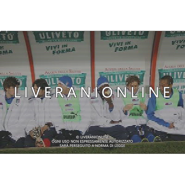 TRIESTE 11/02/2009 GARA AMICHEVOLE ITALIA-SVEZIA UNDER 21 NELLA FOTO:MARIO BALOTELLI IN PANCHINA FOTO PAOLA GARBUIO/AG.ALDO LIVERANI