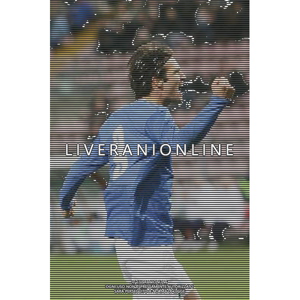 TRIESTE 11/02/2009 GARA AMICHEVOLE ITALIA-SVEZIA UNDER 21 NELLA FOTO:L\'ESULTANZA DI ROBERT ACQUAFRESCA DOPO IL GOL FOTO PAOLA GARBUIO/AG.ALDO LIVERANI