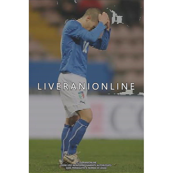 TRIESTE 11/02/2009 GARA AMICHEVOLE ITALIA-SVEZIA UNDER 21 NELLA FOTO:GIOVINCO SEBASTIAN FOTO PAOLA GARBUIO/AG.ALDO LIVERANI