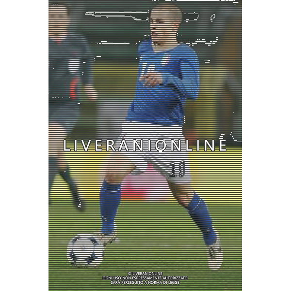 TRIESTE 11/02/2009 GARA AMICHEVOLE ITALIA-SVEZIA UNDER 21 NELLA FOTO:GIOVINCO SEBASTIAN FOTO PAOLA GARBUIO/AG.ALDO LIVERANI