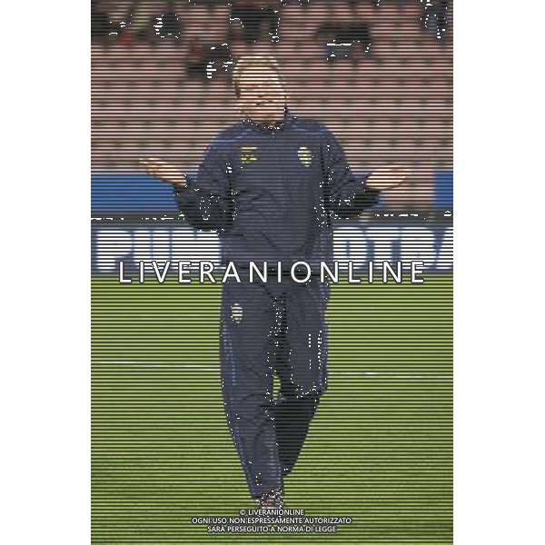 TRIESTE 11/02/2009 GARA AMICHEVOLE ITALIA-SVEZIA UNDER 21 NELLA FOTO:JORGEN LENNARTSSON ALLENATORE DELLA SVEZIA UNDER 21 FOTO PAOLA GARBUIO/AG.ALDO LIVERANI