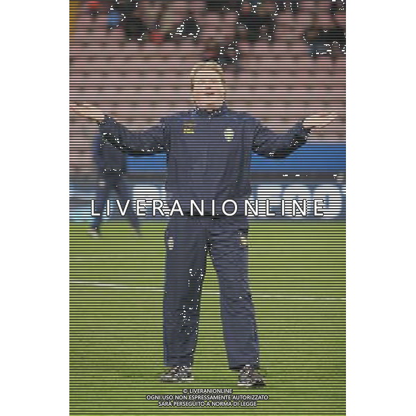 TRIESTE 11/02/2009 GARA AMICHEVOLE ITALIA-SVEZIA UNDER 21 NELLA FOTO:JORGEN LENNARTSSON ALLENATORE DELLA SVEZIA UNDER 21 FOTO PAOLA GARBUIO/AG.ALDO LIVERANI