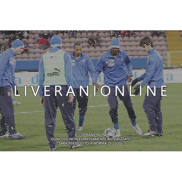 TRIESTE 11/02/2009 GARA AMICHEVOLE ITALIA-SVEZIA UNDER 21 NELLA FOTO:RISCALDAMENTO PRIMA DELLA PARTITA FOTO PAOLA GARBUIO/AG.ALDO LIVERANI