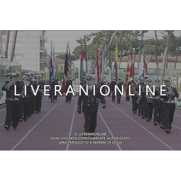 VIAREGGIO, 9 FEBBRAIO 2009 TORNEO DI VIAREGGIO \'COPPA CARNEVALE\' 2009 INTER QUEENS PARK RANGERS NELLA FOTO: LA CERIMONIA DI INAUGURAZIONE FOTO AG. A. LIVERANI SAS