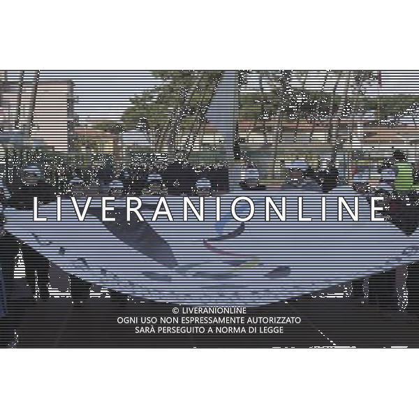 VIAREGGIO, 9 FEBBRAIO 2009 TORNEO DI VIAREGGIO \'COPPA CARNEVALE\' 2009 INTER QUEENS PARK RANGERS NELLA FOTO: LA CERIMONIA DI INAUGURAZIONE FOTO AG. A. LIVERANI SAS