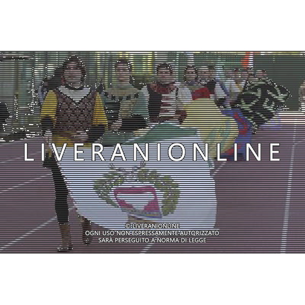 VIAREGGIO, 9 FEBBRAIO 2009 TORNEO DI VIAREGGIO \'COPPA CARNEVALE\' 2009 INTER QUEENS PARK RANGERS NELLA FOTO: LA CERIMONIA DI INAUGURAZIONE FOTO AG. A. LIVERANI SAS