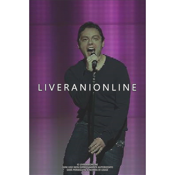 TIZIANO FERRO TRASMISSIONE TV: \' CHE TEMPO CHE FA\' FOTO ANTONIO SORANO - AG. ALDO LIVERANI SAS
