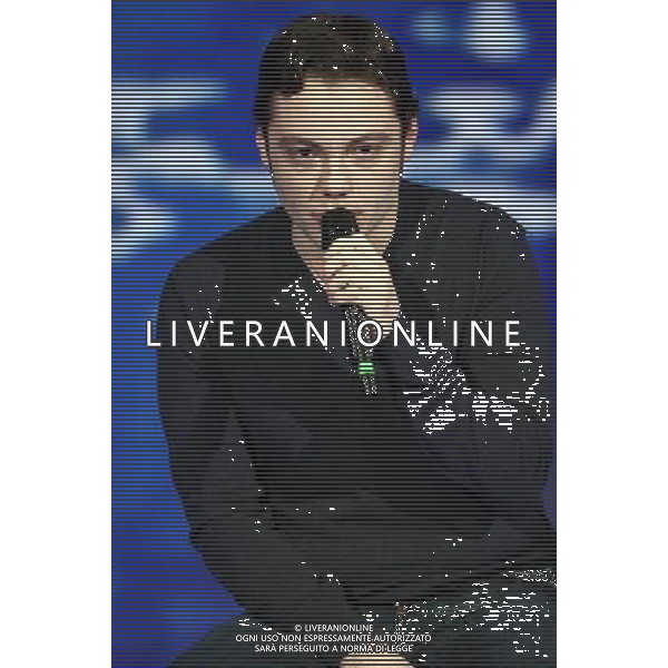 TIZIANO FERRO TRASMISSIONE TV: \' CHE TEMPO CHE FA\' FOTO ANTONIO SORANO - AG. ALDO LIVERANI SAS