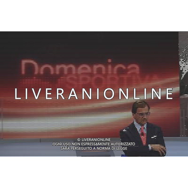 TRASMISSIONE TV: \' LA DOMENICA SPORTIVA\' NELLA FOTO: MASSIMO DE LUCA © ANTONIO SORANO - AG. ALDO LIVERANI SAS