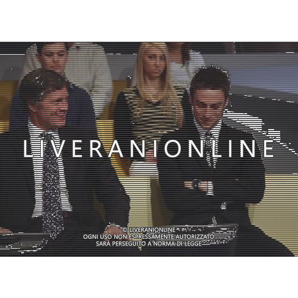 TRASMISSIONE TV: \' LA DOMENICA SPORTIVA\' NELLA FOTO: FULVIO COLLOVATI - CLAUDIO MARCHISIO ( calciatore della Juventus) © ANTONIO SORANO - AG. ALDO LIVERANI SAS