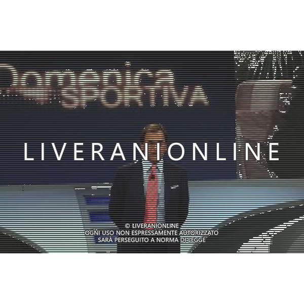 TRASMISSIONE TV: \' LA DOMENICA SPORTIVA\' NELLA FOTO: MASSIMO DE LUCA © ANTONIO SORANO - AG. ALDO LIVERANI SAS
