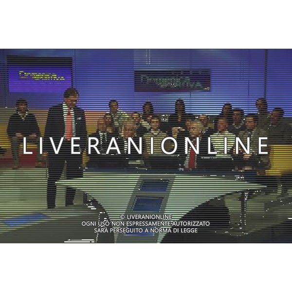 TRASMISSIONE TV: \' LA DOMENICA SPORTIVA\' NELLA FOTO: MASSIMO DE LUCA - TEO TEOCOLI - DANIELE TOMBOLINI © ANTONIO SORANO - AG. ALDO LIVERANI SAS
