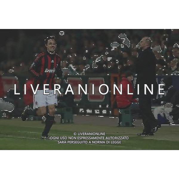 CALCIO BREMA COPPA UEFA 18.02.2009 Werder Brema - AC Milan 1:1 L\'ESULTANZA DI FILIPPO INZAGHI DOPO IL GOL Es gelten unsere AGB, einsehbar auf www.firosportphoto.de copyright by firo sportphoto/ag.aldo liverani sas ONLY FOR ITALY 