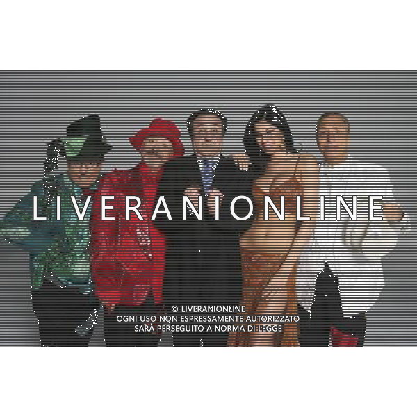 E io pago: nella foto: Pippo Franco,Leo Gullotta,Oreste Lionello,Aida Yespica Mario Zamma TRASMISSIONE TV: \' E IO PAGO\' ( 2007) AG. ALDO LIVERANI SAS