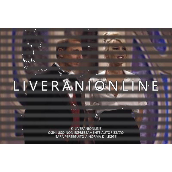 TRASMISSIONE TV: \' GRAN CAFFE\' ( 2006) NELLA FOTO: PIPPO FRANCO - NATHALIE CALDONAZZO AG ALDO LIVERANI