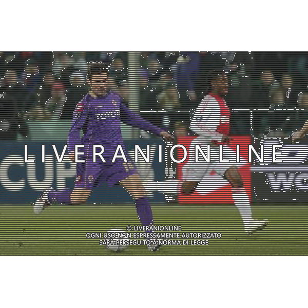 FIRENZE, 19 FEBBRAIO 2009 TERZO TURNO COPPA UEFA FIORENTINA AJAX AMSTERDAM NELLA FOTO: ADRIAN MUTU FOTO AG. A. LIVERANI SAS