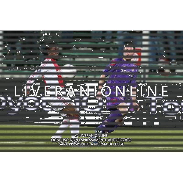 FIRENZE, 19 FEBBRAIO 2009 TERZO TURNO COPPA UEFA FIORENTINA AJAX AMSTERDAM NELLA FOTO: MASSIMO GOBBI E VURNON ANITA FOTO AG. A. LIVERANI SAS