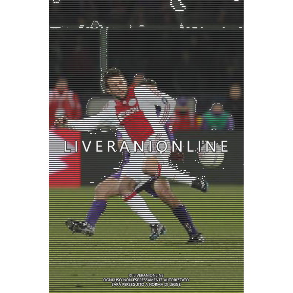 FIRENZE, 19 FEBBRAIO 2009 TERZO TURNO COPPA UEFA FIORENTINA AJAX AMSTERDAM NELLA FOTO: MIRALEM SULEJMANI FOTO AG. A. LIVERANI SAS
