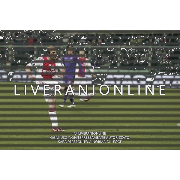 FIRENZE, 19 FEBBRAIO 2009 TERZO TURNO COPPA UEFA FIORENTINA AJAX AMSTERDAM NELLA FOTO: IL GOL DELL\'1-0 DI KENNEDY BAKIRCIOGLU FOTO AG. A. LIVERANI SAS