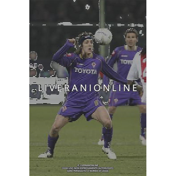 FIRENZE, 19 FEBBRAIO 2009 TERZO TURNO COPPA UEFA FIORENTINA AJAX AMSTERDAM NELLA FOTO: STEVAN JOVETIC FOTO AG. A. LIVERANI SAS