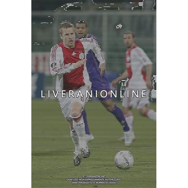 FIRENZE, 19 FEBBRAIO 2009 TERZO TURNO COPPA UEFA FIORENTINA AJAX AMSTERDAM NELLA FOTO: RASMUS LINDGREN FOTO AG. A. LIVERANI SAS