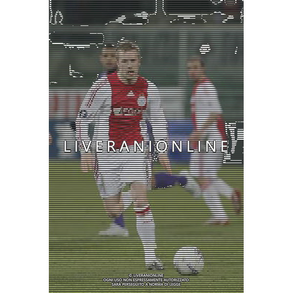 FIRENZE, 19 FEBBRAIO 2009 TERZO TURNO COPPA UEFA FIORENTINA AJAX AMSTERDAM NELLA FOTO: RASMUS LINDGREN FOTO AG. A. LIVERANI SAS