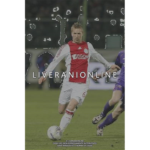 FIRENZE, 19 FEBBRAIO 2009 TERZO TURNO COPPA UEFA FIORENTINA AJAX AMSTERDAM NELLA FOTO: RASMUS LINDGREN FOTO AG. A. LIVERANI SAS