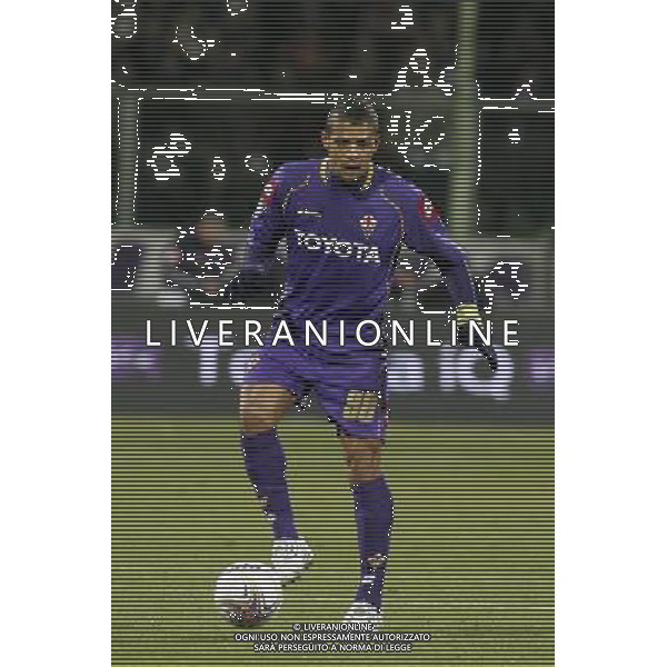 FIRENZE, 19 FEBBRAIO 2009 TERZO TURNO COPPA UEFA FIORENTINA AJAX AMSTERDAM NELLA FOTO: FELIPE MELO FOTO AG. A. LIVERANI SAS