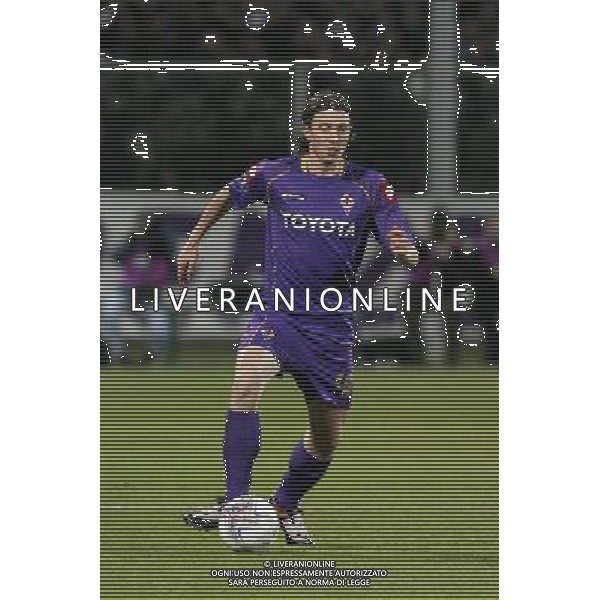 FIRENZE, 19 FEBBRAIO 2009 TERZO TURNO COPPA UEFA FIORENTINA AJAX AMSTERDAM NELLA FOTO: RICCARDO MONTOLIVO FOTO AG. A. LIVERANI SAS