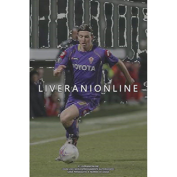 FIRENZE, 19 FEBBRAIO 2009 TERZO TURNO COPPA UEFA FIORENTINA AJAX AMSTERDAM NELLA FOTO: RICCARDO MONTOLIVO FOTO AG. A. LIVERANI SAS