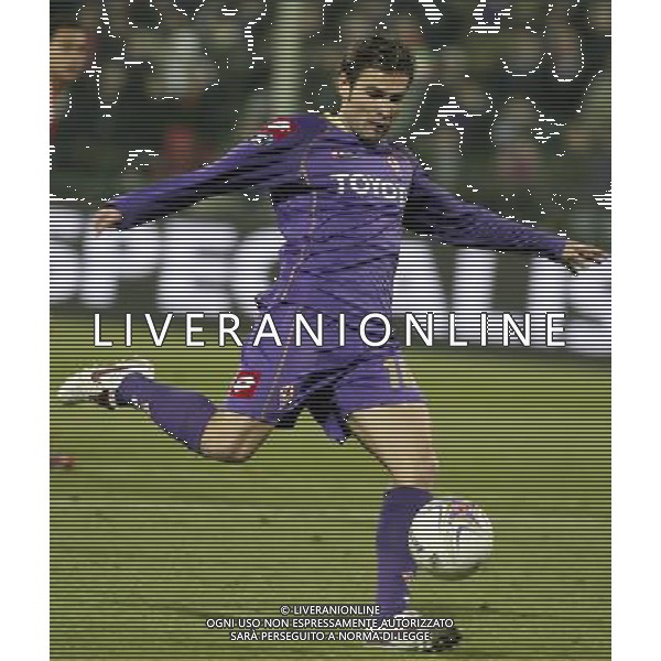 FIRENZE, 19 FEBBRAIO 2009 TERZO TURNO COPPA UEFA FIORENTINA AJAX AMSTERDAM NELLA FOTO: ADRIAN MUTU FOTO AG. A. LIVERANI SAS