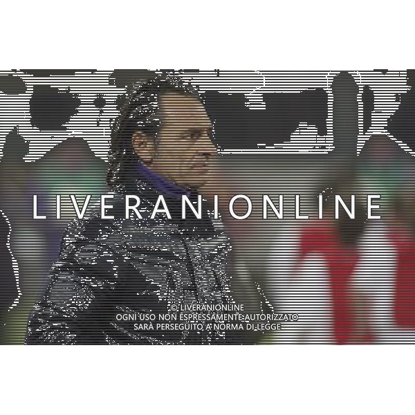 FIRENZE, 19 FEBBRAIO 2009 TERZO TURNO COPPA UEFA FIORENTINA AJAX AMSTERDAM NELLA FOTO: CESARE PRANDELLI ALLENATORE DELLA FIORENTINA FOTO AG. A. LIVERANI SAS