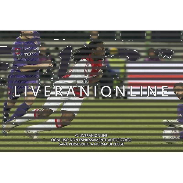 FIRENZE, 19 FEBBRAIO 2009 TERZO TURNO COPPA UEFA FIORENTINA AJAX AMSTERDAM NELLA FOTO: EVANDER SNO FOTO AG. A. LIVERANI SAS