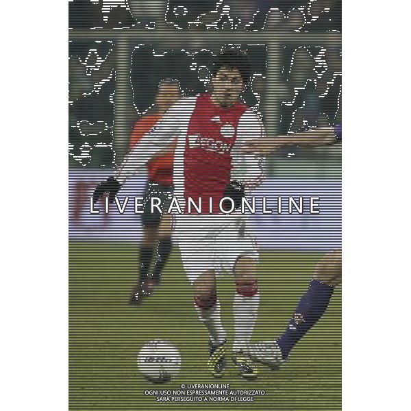 FIRENZE, 19 FEBBRAIO 2009 TERZO TURNO COPPA UEFA FIORENTINA AJAX AMSTERDAM NELLA FOTO: LUIS SUAREZ FOTO AG. A. LIVERANI SAS