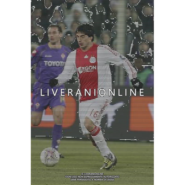 FIRENZE, 19 FEBBRAIO 2009 TERZO TURNO COPPA UEFA FIORENTINA AJAX AMSTERDAM NELLA FOTO: LUIS SUAREZ FOTO AG. A. LIVERANI SAS