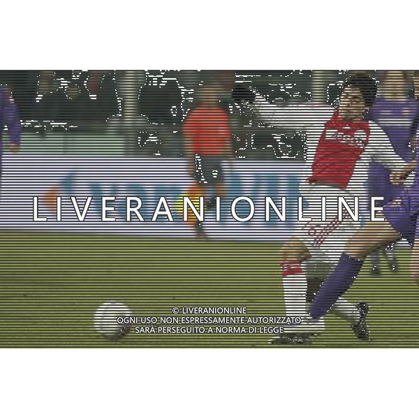 FIRENZE, 19 FEBBRAIO 2009 TERZO TURNO COPPA UEFA FIORENTINA AJAX AMSTERDAM NELLA FOTO: LUIS SUAREZ FOTO AG. A. LIVERANI SAS