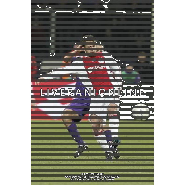 FIRENZE, 19 FEBBRAIO 2009 TERZO TURNO COPPA UEFA FIORENTINA AJAX AMSTERDAM NELLA FOTO: MIRALEM SULEJMANI FOTO AG. A. LIVERANI SAS