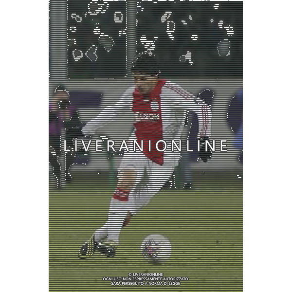 FIRENZE, 19 FEBBRAIO 2009 TERZO TURNO COPPA UEFA FIORENTINA AJAX AMSTERDAM NELLA FOTO: MIRALEM SULEJMANI FOTO AG. A. LIVERANI SAS