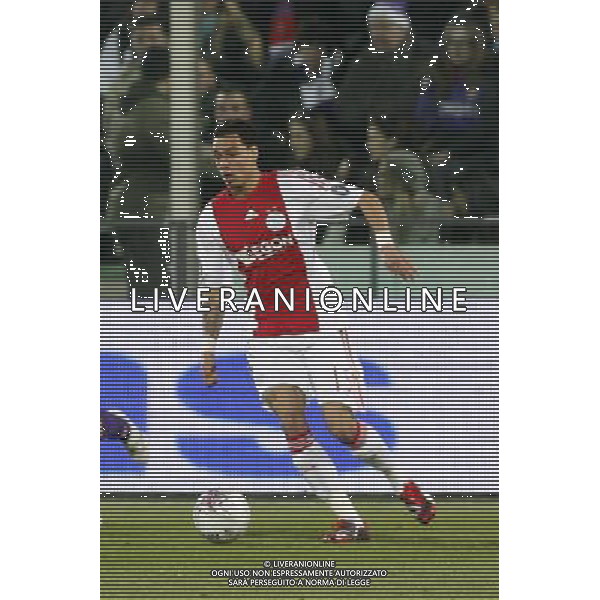 FIRENZE, 19 FEBBRAIO 2009 TERZO TURNO COPPA UEFA FIORENTINA AJAX AMSTERDAM NELLA FOTO: GREGORY VAN DER WIEL FOTO AG. A. LIVERANI SAS