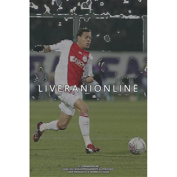 FIRENZE, 19 FEBBRAIO 2009 TERZO TURNO COPPA UEFA FIORENTINA AJAX AMSTERDAM NELLA FOTO: GREGORY VAN DER WIEL FOTO AG. A. LIVERANI SAS
